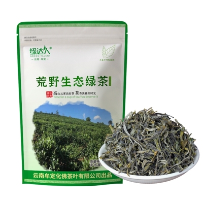 绿达人荒野生态绿茶浓香型袋装