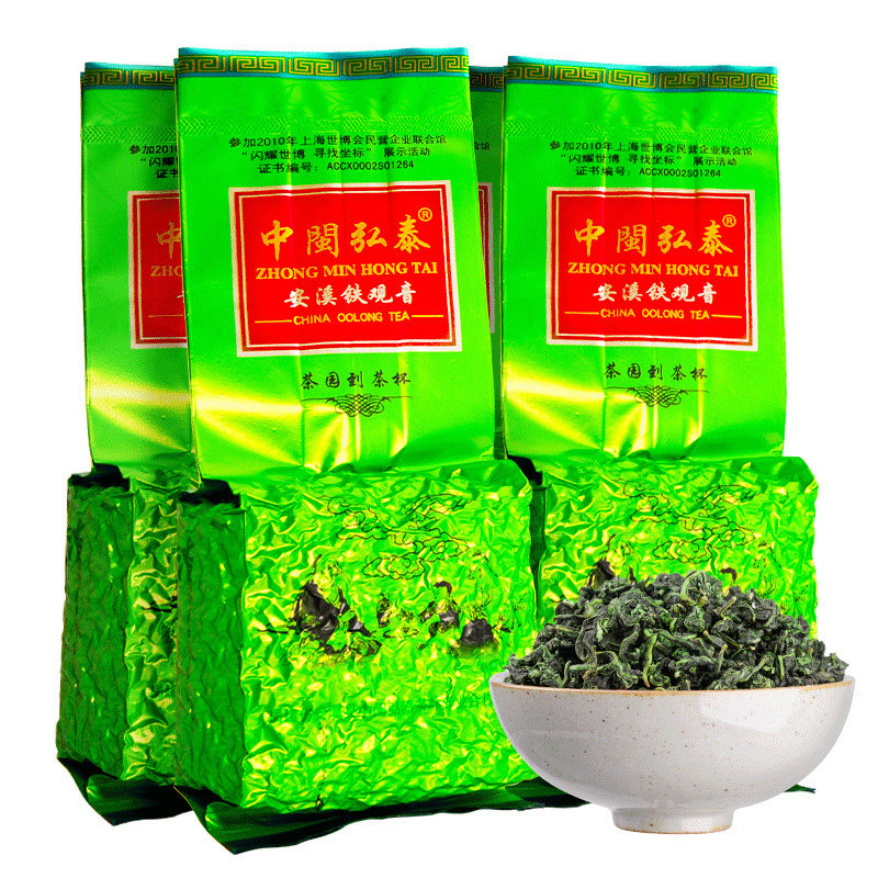 中闽弘泰茶叶批发正味安溪铁观音中闽弘泰浓香型500g新茶散装袋装