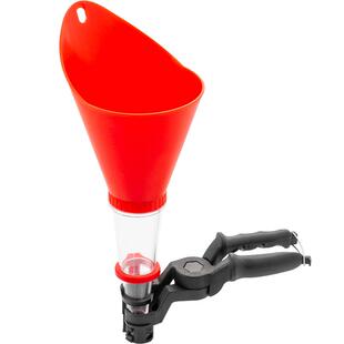 万用大口径机油加注漏斗汽车加油工具免手扶专用工具可调节接口