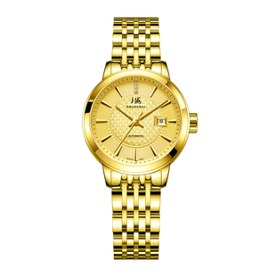 上海65周年24K金限量国产手表自动机械表女士腕表送礼精选6008aa