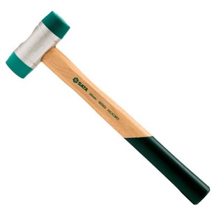 世达橡胶锤大号橡皮锤木柄拓印榔头贴地板瓷砖安装小锤子锤头工具