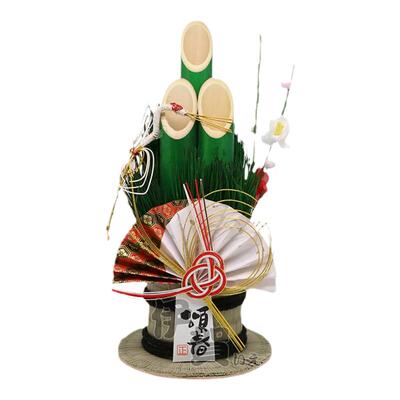 传统稻草摆件门松家居迎春装饰