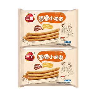 三全茴香小油条160g火锅空气炸锅半成品食材食品速冻油条家用早餐