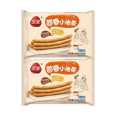 三全茴香小油条160g火锅空气炸锅半成品食材食品速冻油条家用早餐
