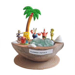 椰子树无火香薰礼盒室内扩香石水晶送闺蜜女生日圣诞情人礼物礼品