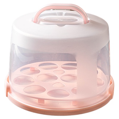 美涤重复使用纸杯蛋糕盒带纸杯托