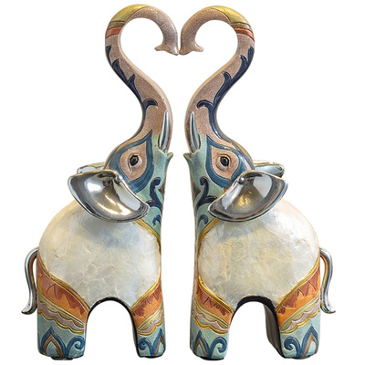 民族风大象摆件高级感