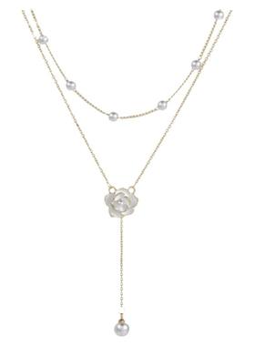 「买二赠一」超仙珍珠山茶花项链