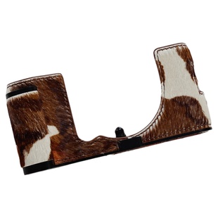 cam·in富士xe5保护套xt50皮套Xt5奶牛纹半套xm5/x100vi手柄底座