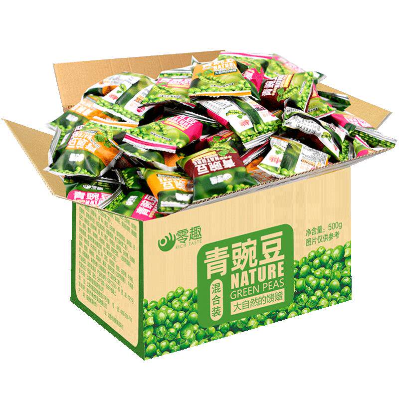 零趣多口味混合青豌豆年货解馋