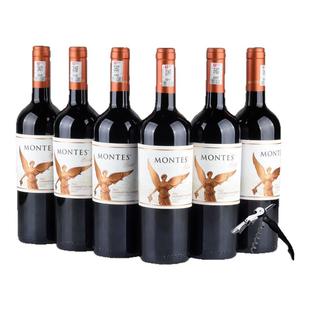 智利原瓶进口红酒蒙特斯Montes金天使精选赤霞珠干红葡萄酒整箱装