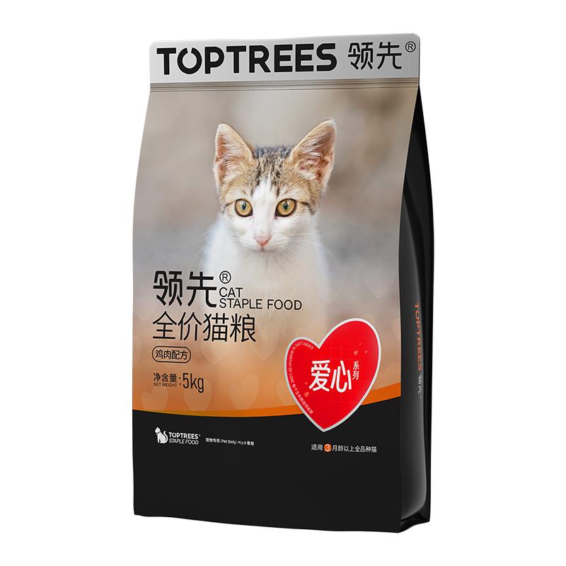 Toptrees爱心猫粮高性价比国标粮