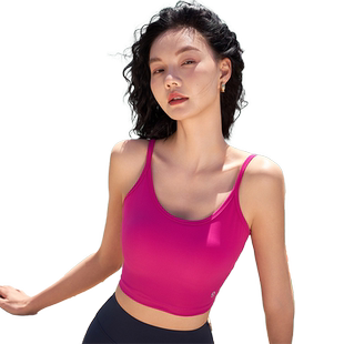 卡益瑜伽服女2026新款专业高端时尚背心带胸垫高级感健身运动上衣