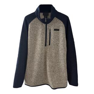 客供面料！巴塔户外运动抓绒保暖半拉链卫衣男女款长袖套头衫上衣