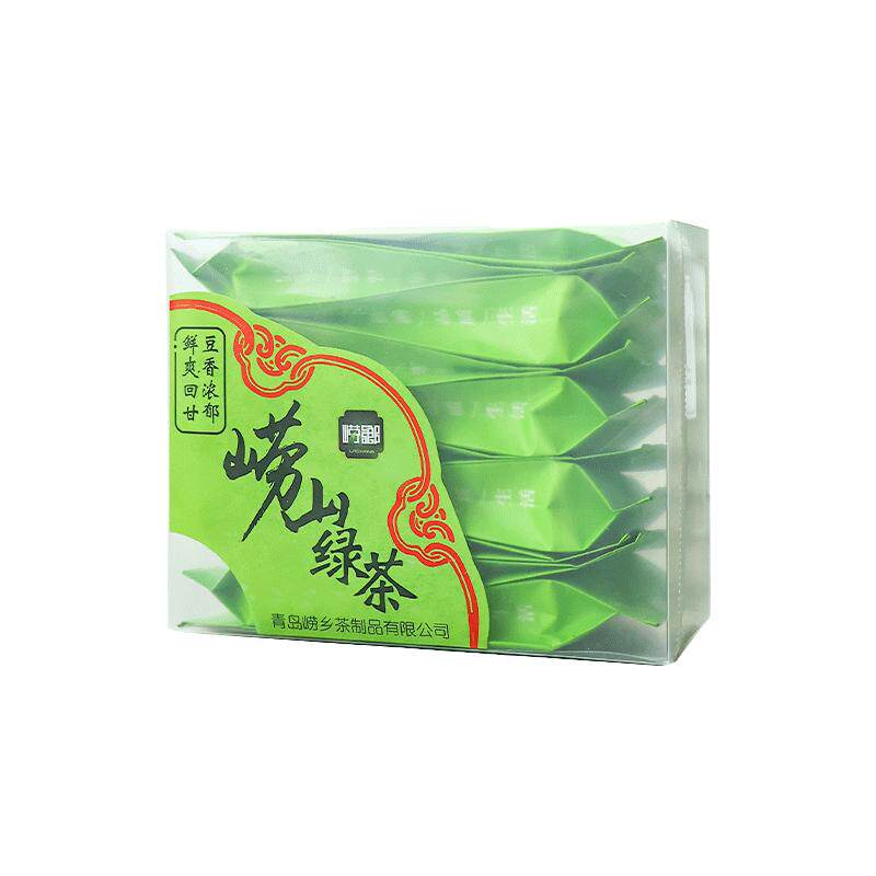 崂乡崂山绿茶便携装50g浓豆香特色产区绿茶