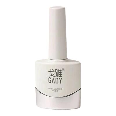 戈雅网红色指甲油胶酒红黑白裸色