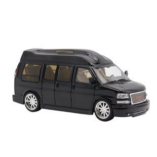GOC 1:64 GMC SAVANA 萨瓦纳房车保姆车仿真合金汽车模型收藏摆件