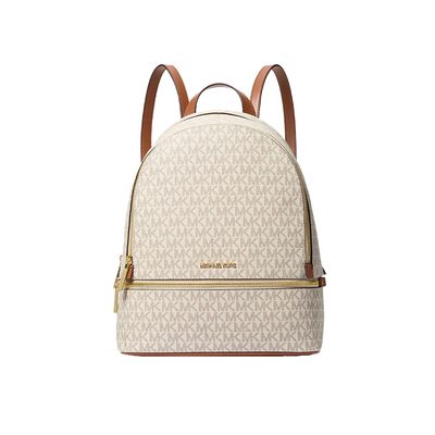 【自营】Michael KorsMK女包Rhea老花通勤包双肩包35S5GRAB2B150