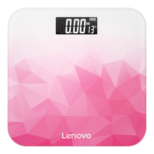 Lenovo联想体重秤家用精准电子秤充电智能减肥专用2026新款称重计