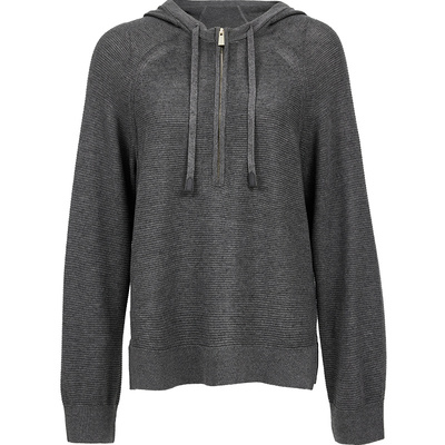 ONLY插肩袖连帽长袖针织衫