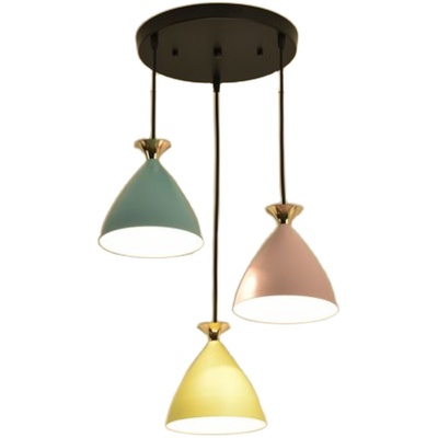 餐厅吊灯现代简约三头LED走廊