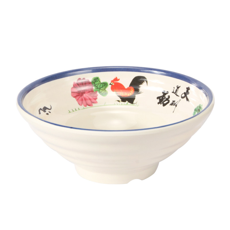 加厚密胺面碗商用面馆专用汤面碗塑料大碗仿瓷碗牛肉面碗麻辣烫碗