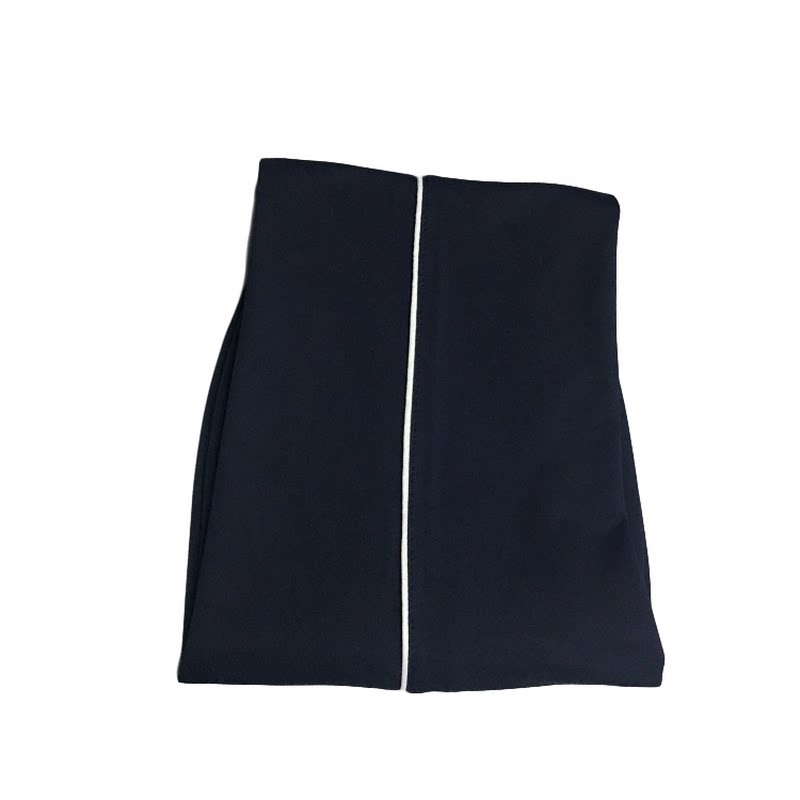 定制春夏秋季款深藏青色全棉校服