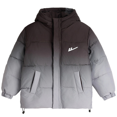 回力童装男童棉服2025冬季新款女童加绒加厚保暖连帽棉袄儿童外套