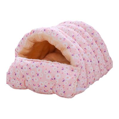 冬季封闭型保暖可拆卸猫咪睡袋