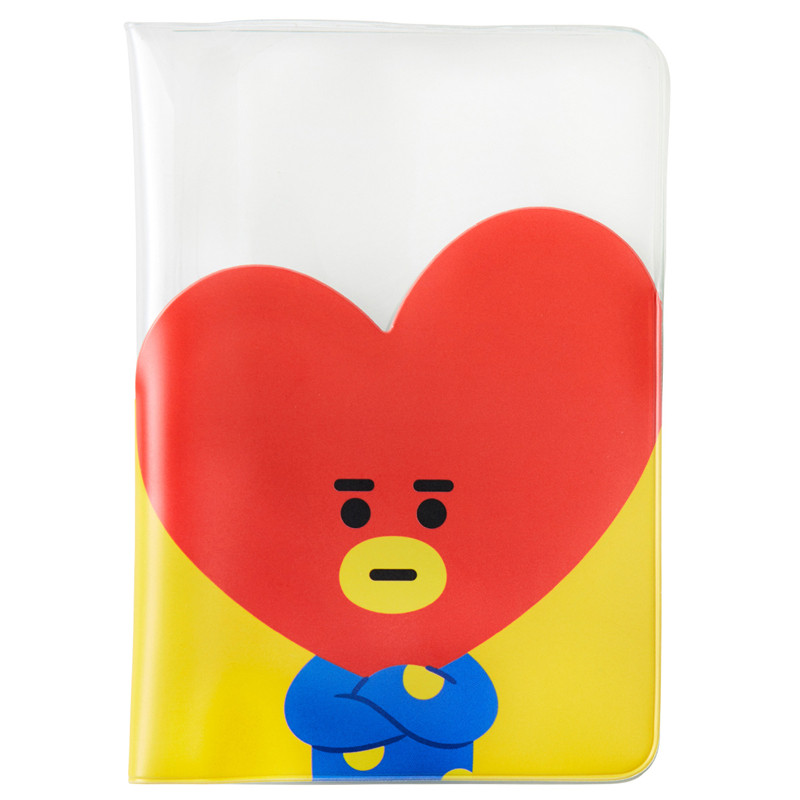 BT21透明护照夹机票证件包