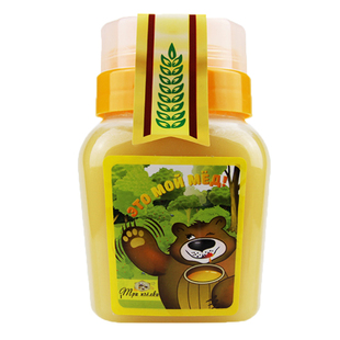 俄罗斯原装进口椴树蜜特里普乔卡品牌小熊原蜂蜜野生椴树蜜1000g