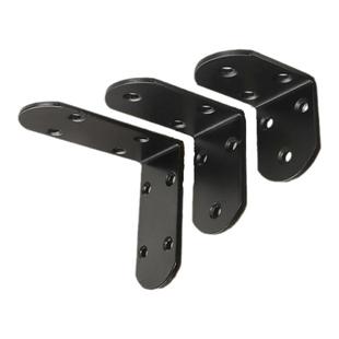 加厚不锈钢角码黑色90度直角L型角码固定连接件桌椅子加固配件