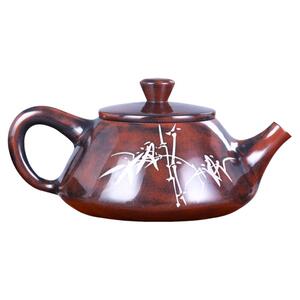 陈绍康纯手工亮光残帖功夫茶壶
