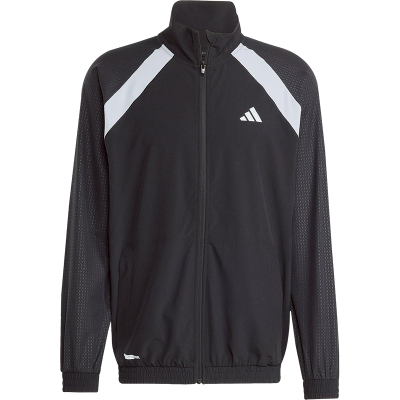 Adidas/阿迪达斯正品CLIMACOOL男士立领梭织拼接运动外套JV6950