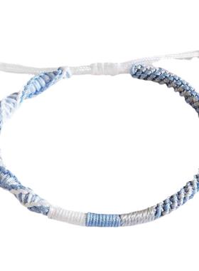 手工编织情侣自编手绳编织DIY全成品手链闺蜜男女绳子运动手环潮