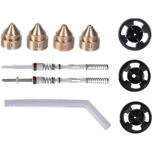 普力捷电动喷枪喷漆枪配件附件 喷嘴阀芯软管吸管密封垫