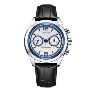 海鸥表手动上链计时码表户外运动男表219.311手动机械男表