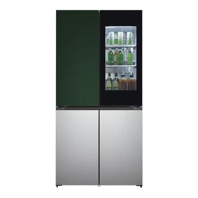 【自营+原装进口】LG十字四门617L大容量制冰冰箱家用F621GE65B Y