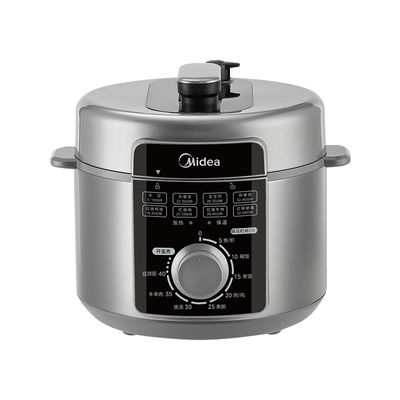 Midea/美的 MY-E5329电压力锅双胆家用多功能旋钮式高压锅E6329