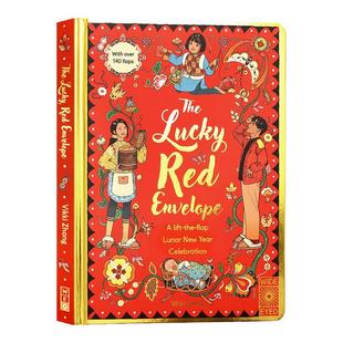 Lucky Red Envelope 幸运小红包英文原版绘本 vikki zhang 张文琦 Chinese New Year books 趣读中华 年衣设计师 中国农历新年春节