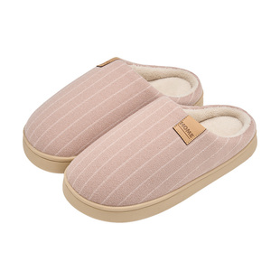 防滑棉拖鞋女款2025新款秋冬季家居室内保暖毛绒抗菌防臭拖鞋男士