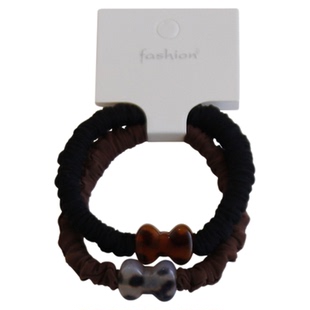 美拉德~豹纹百搭发圈头饰小肠圈高弹力扎马尾皮筋基础耐用发绳女