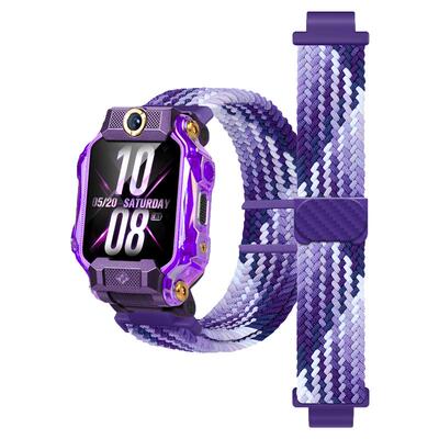 比丢适用小天才尼龙编织弹力表带