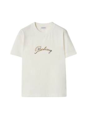 徽标装饰棉质T恤衫BURBERRY