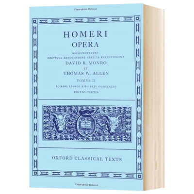 荷马 卷二 伊利亚特 英文原版 精装 Homer Vol II Iliad 牛津经典文本系列 精装 英文版进口原版英语书籍