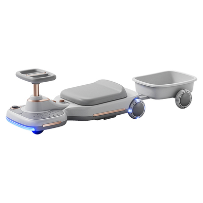 巴比特电动扭扭车儿童1到3岁防侧翻宝宝可坐大人双人小孩溜溜车