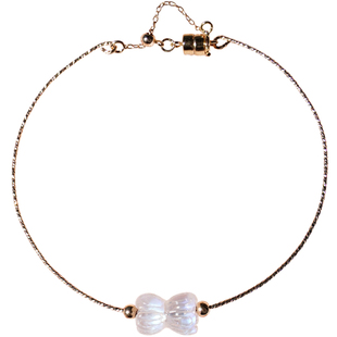 蓝月光 月光石手链超细手镯不掉色天然冰种吊坠少女项圈项链锁骨