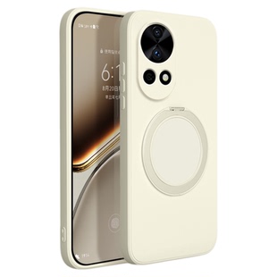 适用华为Nova12手机壳nove12Pro新款12ultra保护套novo星耀版nava硅胶支点壳带支架软外壳磁吸男n女u全包防摔