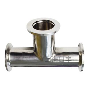 304不锈钢高真空异径三通 快速卡箍快接卡盘KF16/KF25/KF40/KF 50