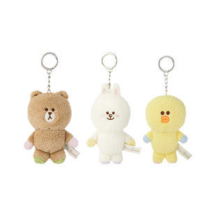 LINE FRIENDS连我朋友 INFANT系列毛绒玩偶包挂钥匙扣挂饰可爱